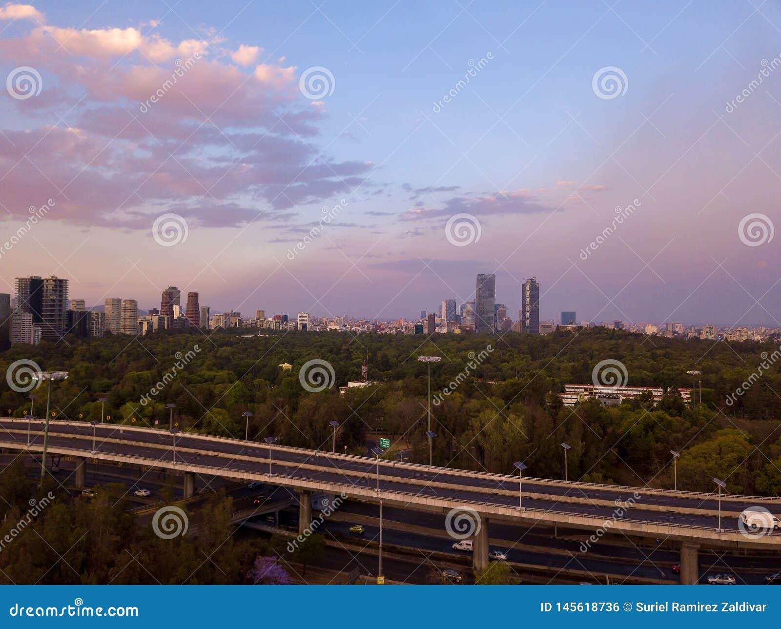 mexico city - panoramic view chapultepec