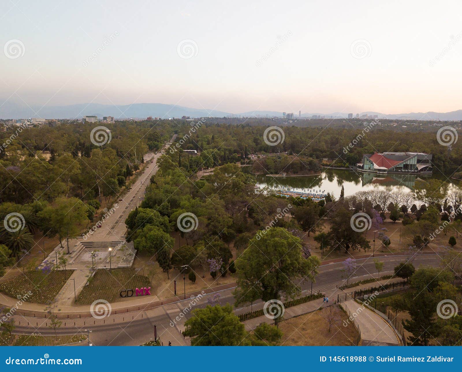 mexico city - panoramic view chapultepec