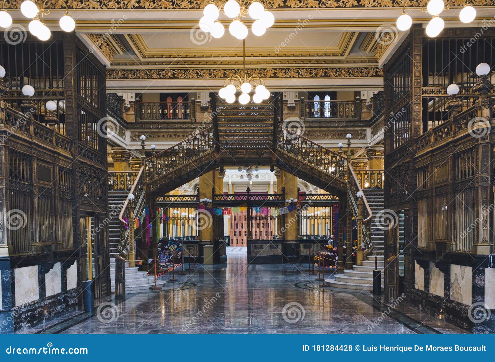 Mexico City Post Office stock photo. Image of inside - 181284428