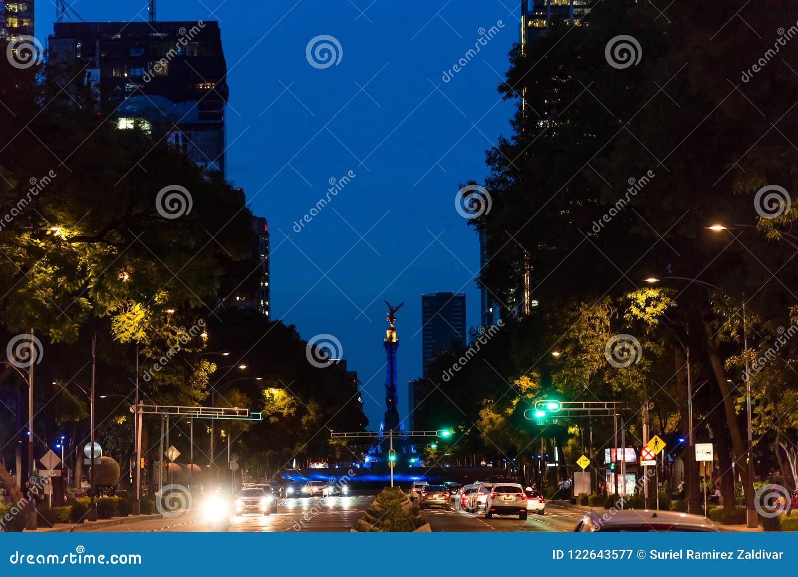 mexico city - reforma skyscrapers