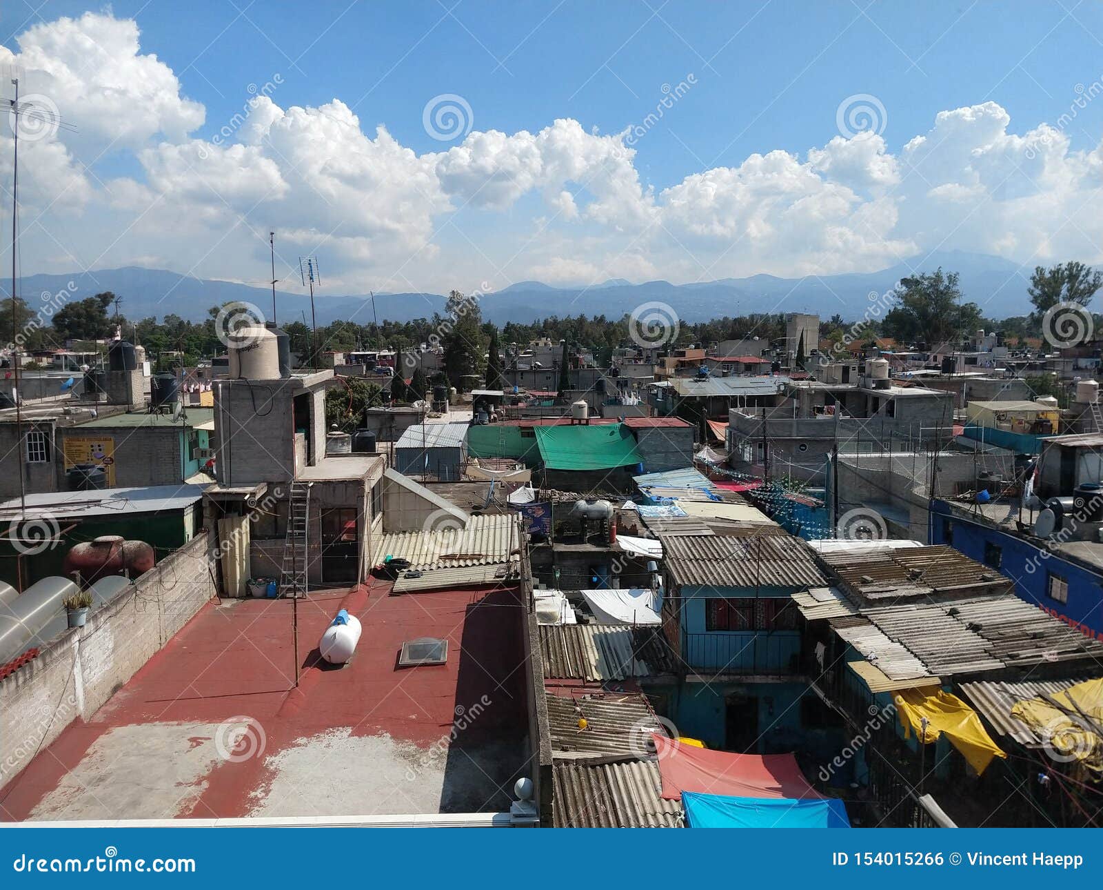 Mexico City Slums stock photo. Image of poorness, city ...