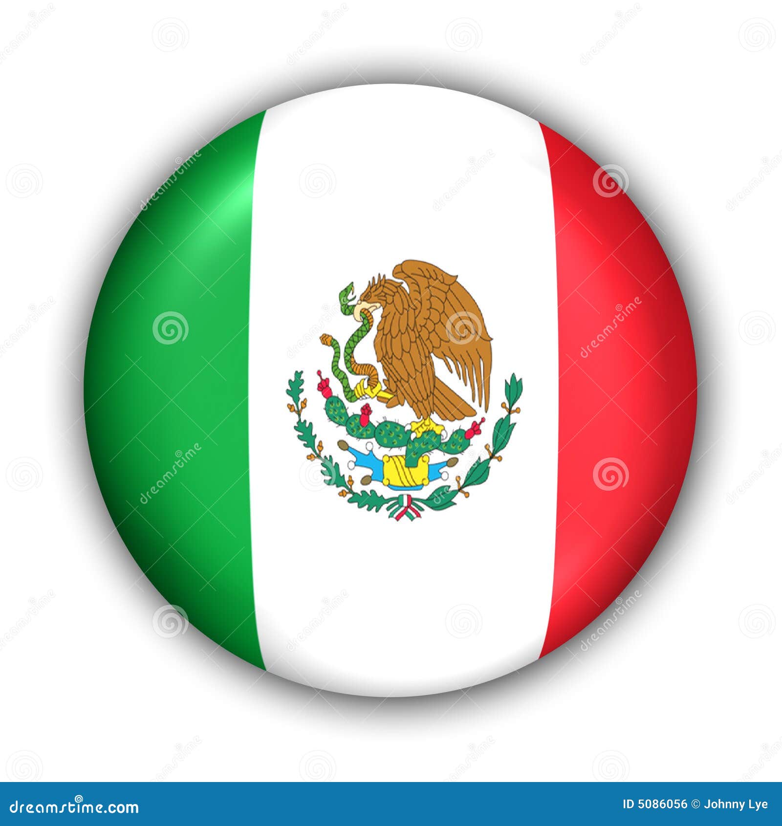 Mexico Flag stock illustration. Illustration of north - 5086056