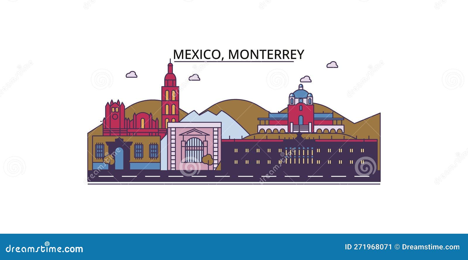 mexico, monterrey tourism landmarks,  city travel 