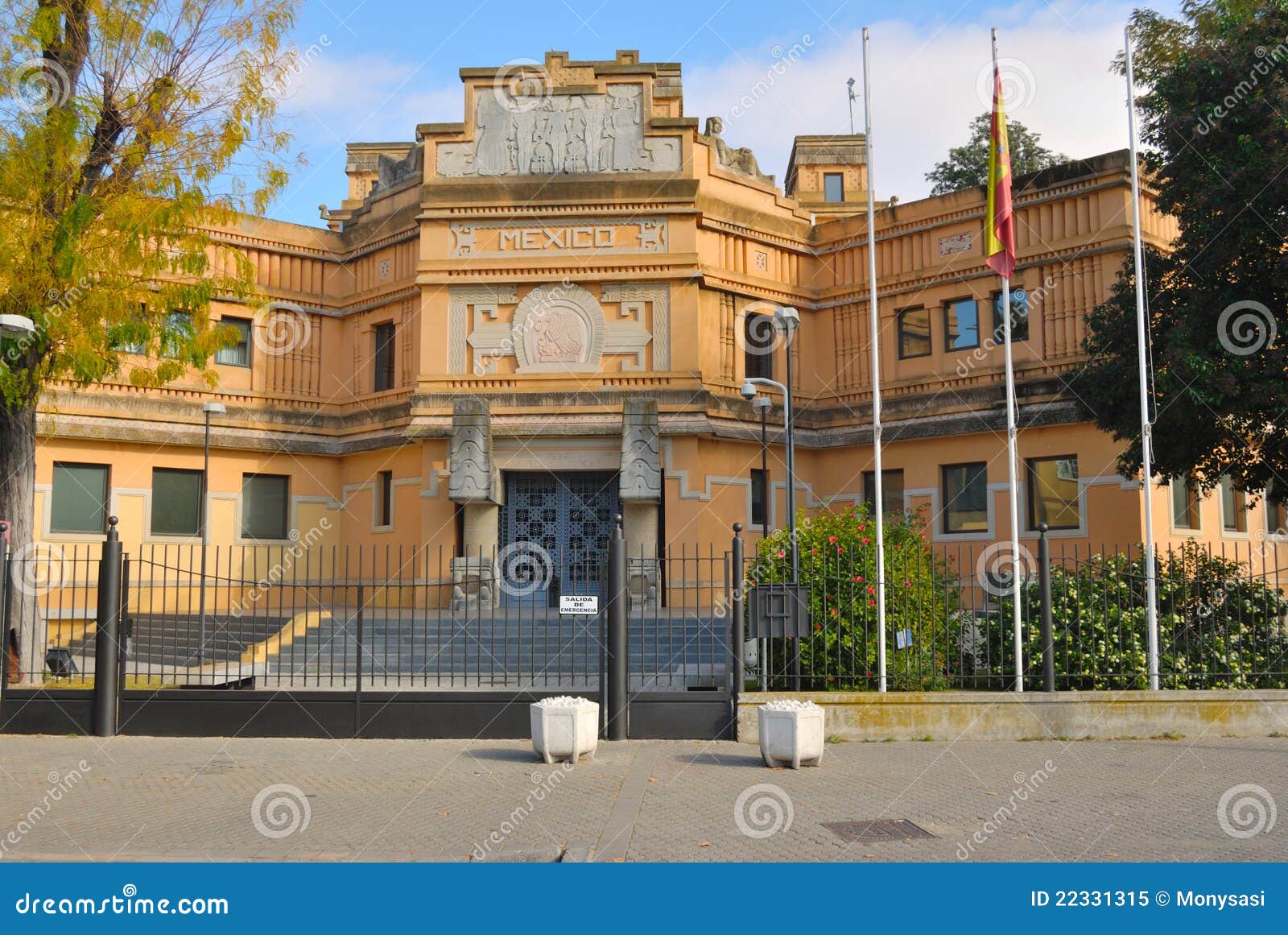 Mexico Pavilion stock image. Image of europe, andalusian - 22331315