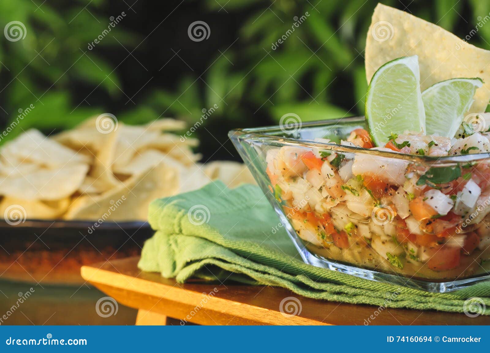 Mexikanische Art Ceviche stockfoto. Bild von kalk, mariniert - 74160694