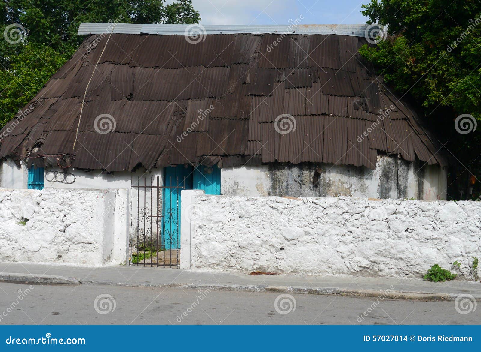 mexiko houses colonial old stil merida