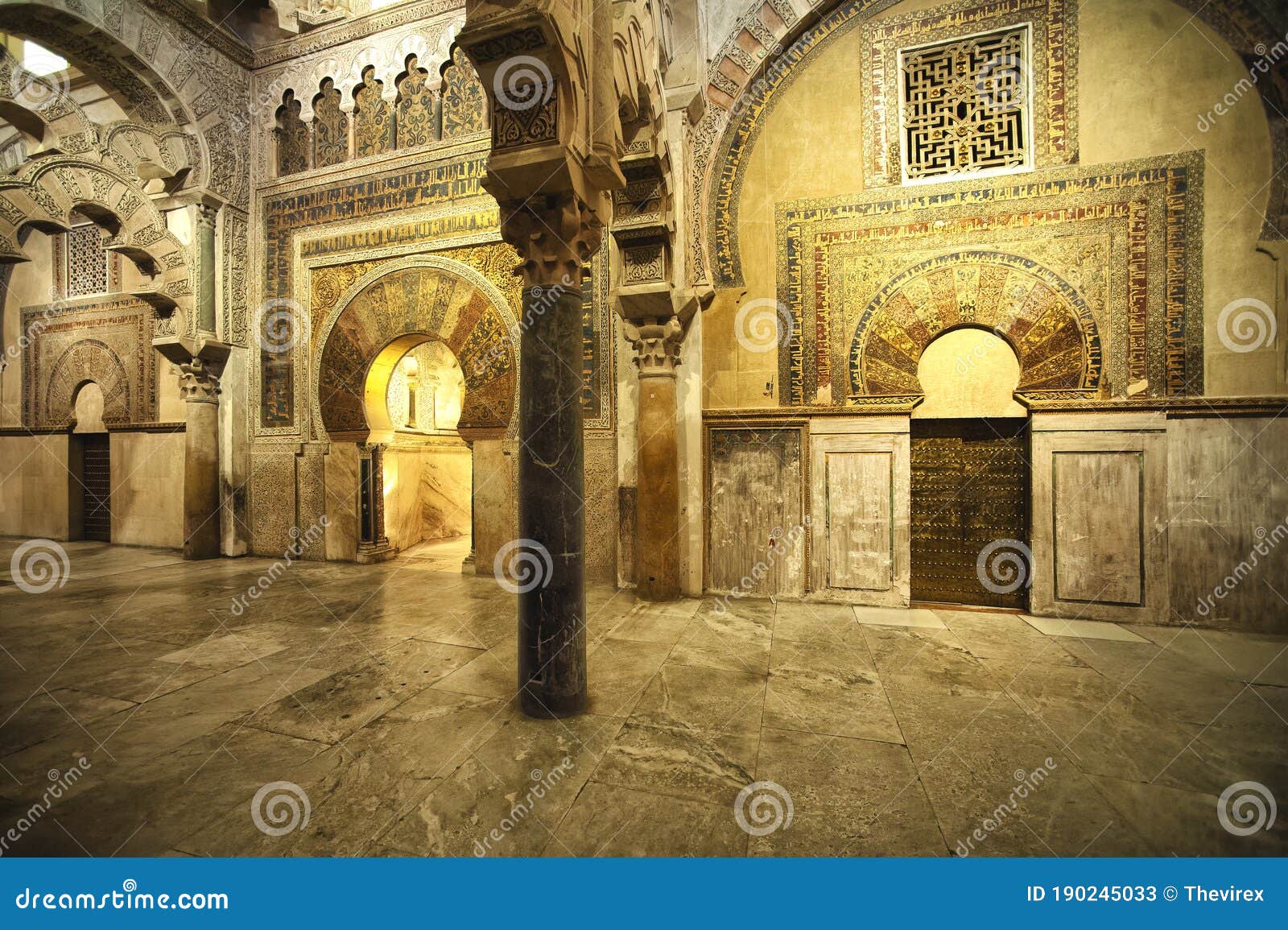 mezquita de cordoba, the great mosque in cordoba, spain.
