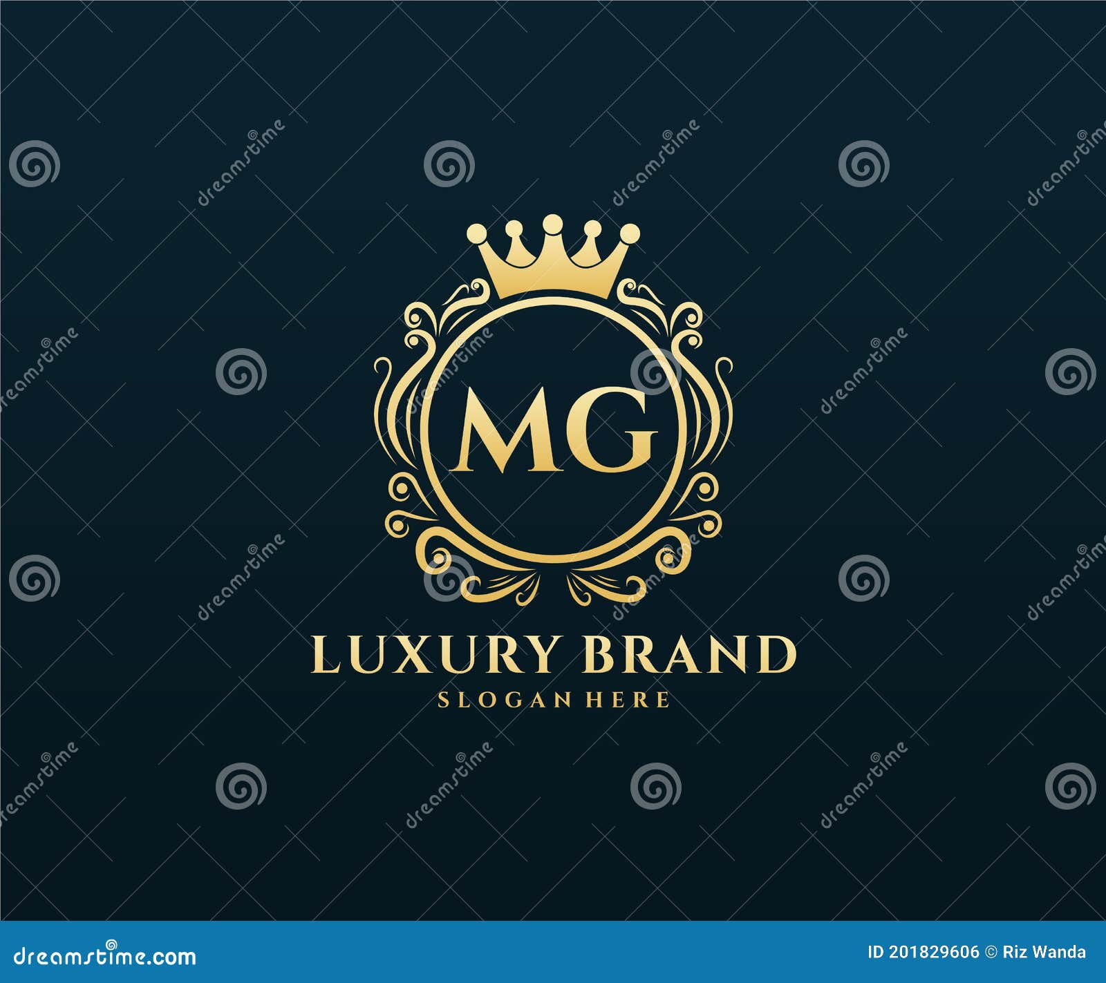 Premium Vector  Monogram initial letter gm mg logo design. business initial  icon vector