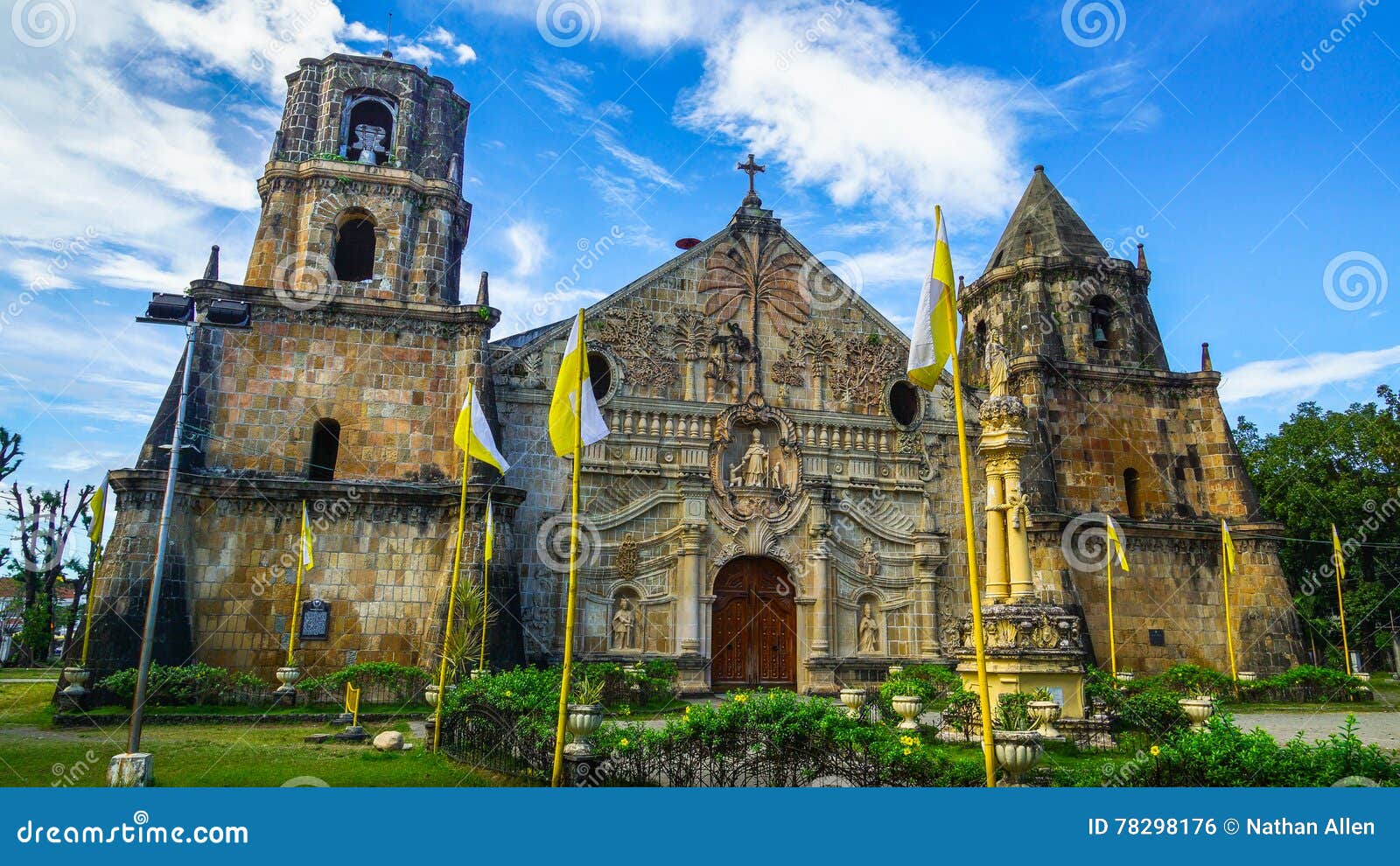 miagao church, located in panay, philippines