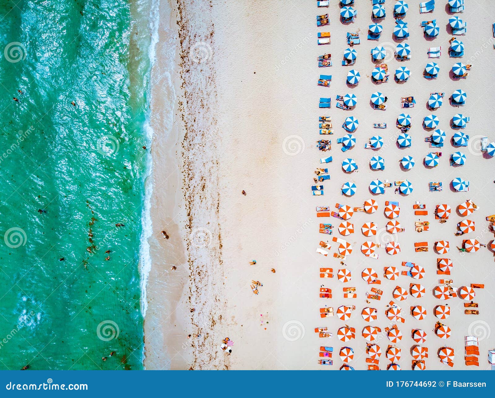 Miami Beach Florida, Aerial View Miami Beach , Drone View at Sout Beach