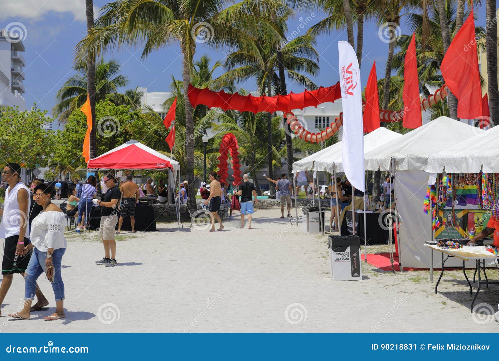 Miami Beach Gay Pride Weekend Editorial Photo Image of parade, people