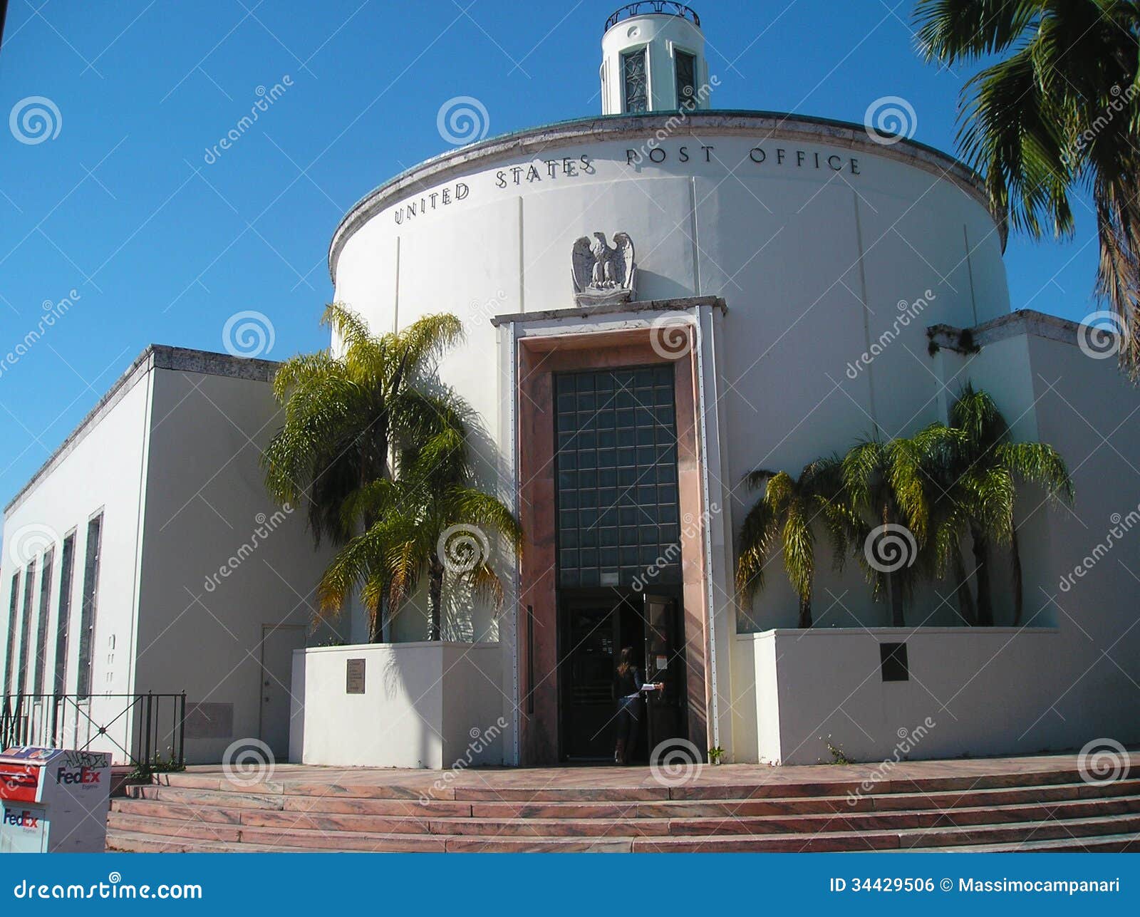 Miami Beach Post Office (33119) Editorial Photo Image of classical