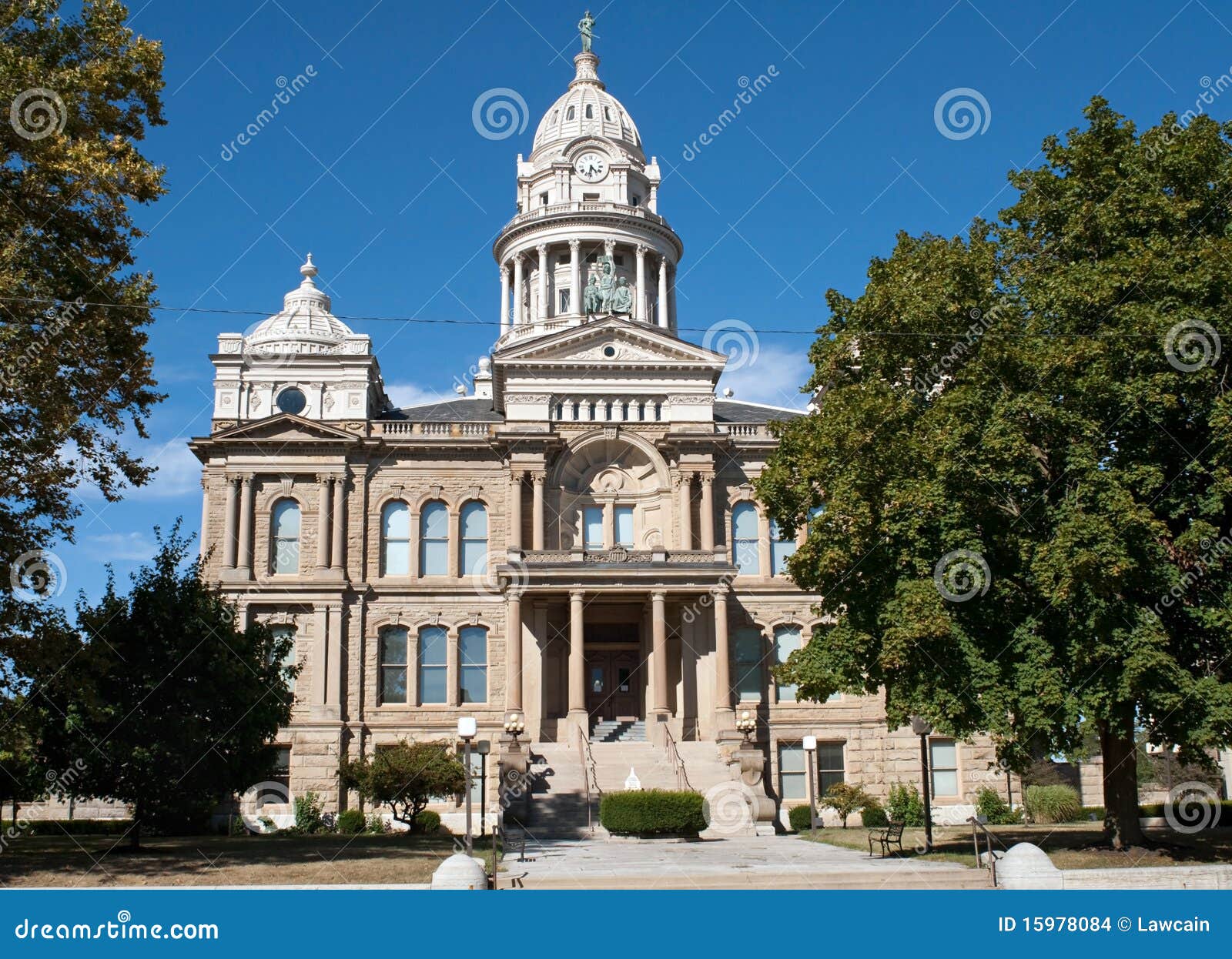Miami County Court House stock photo. Image of large 15978084