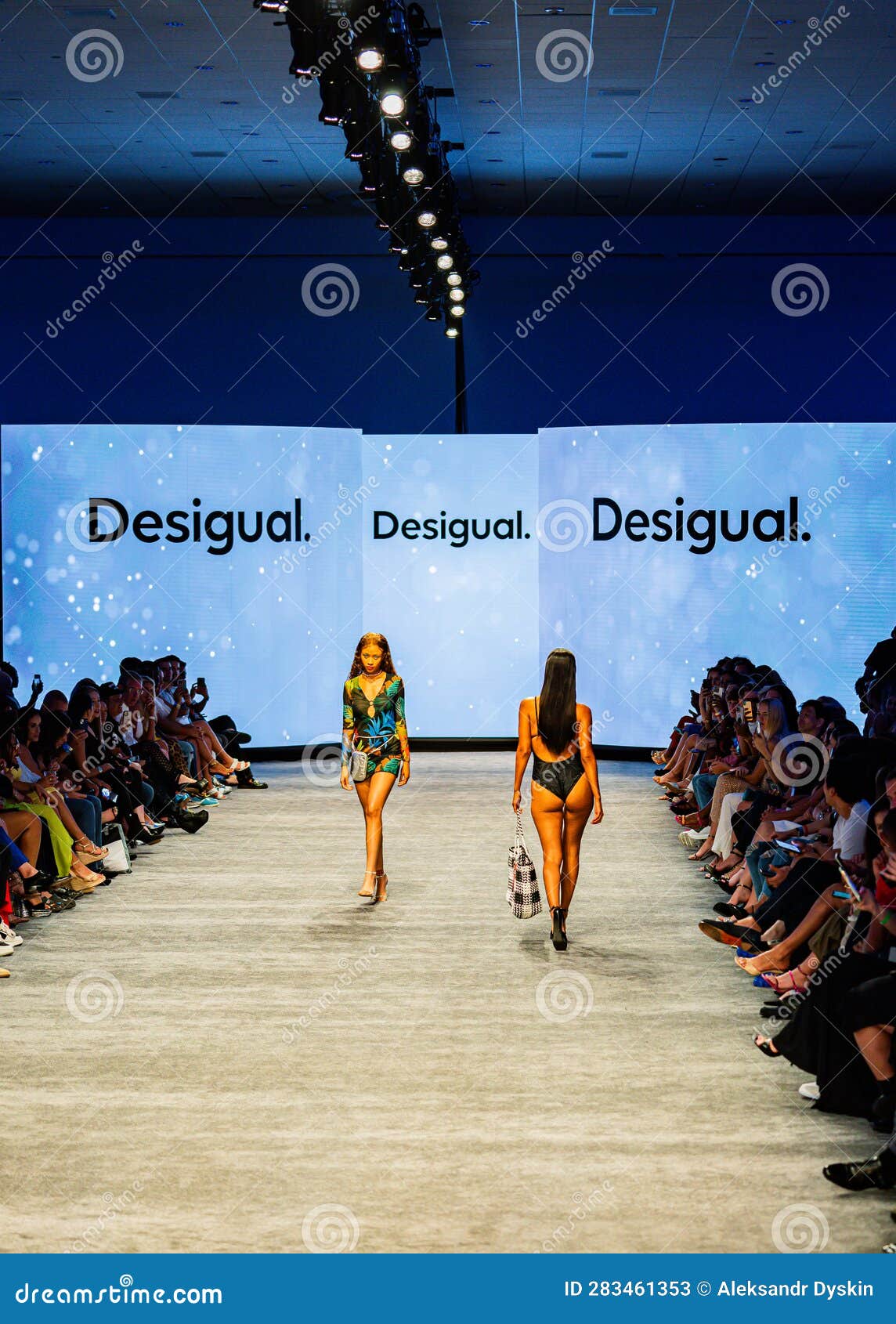 Art Heart Fashion Miami Swim Week - Desigual Fashion Show. Models ...