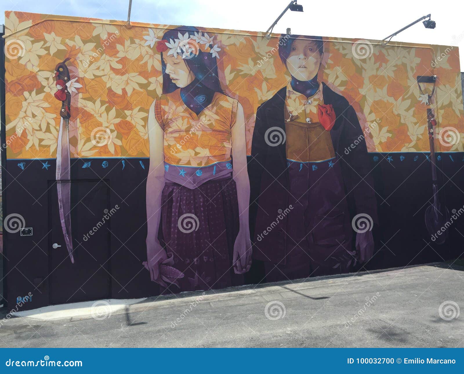 Miami Paint Wall Willwood Arts Editorial Image Image of arts