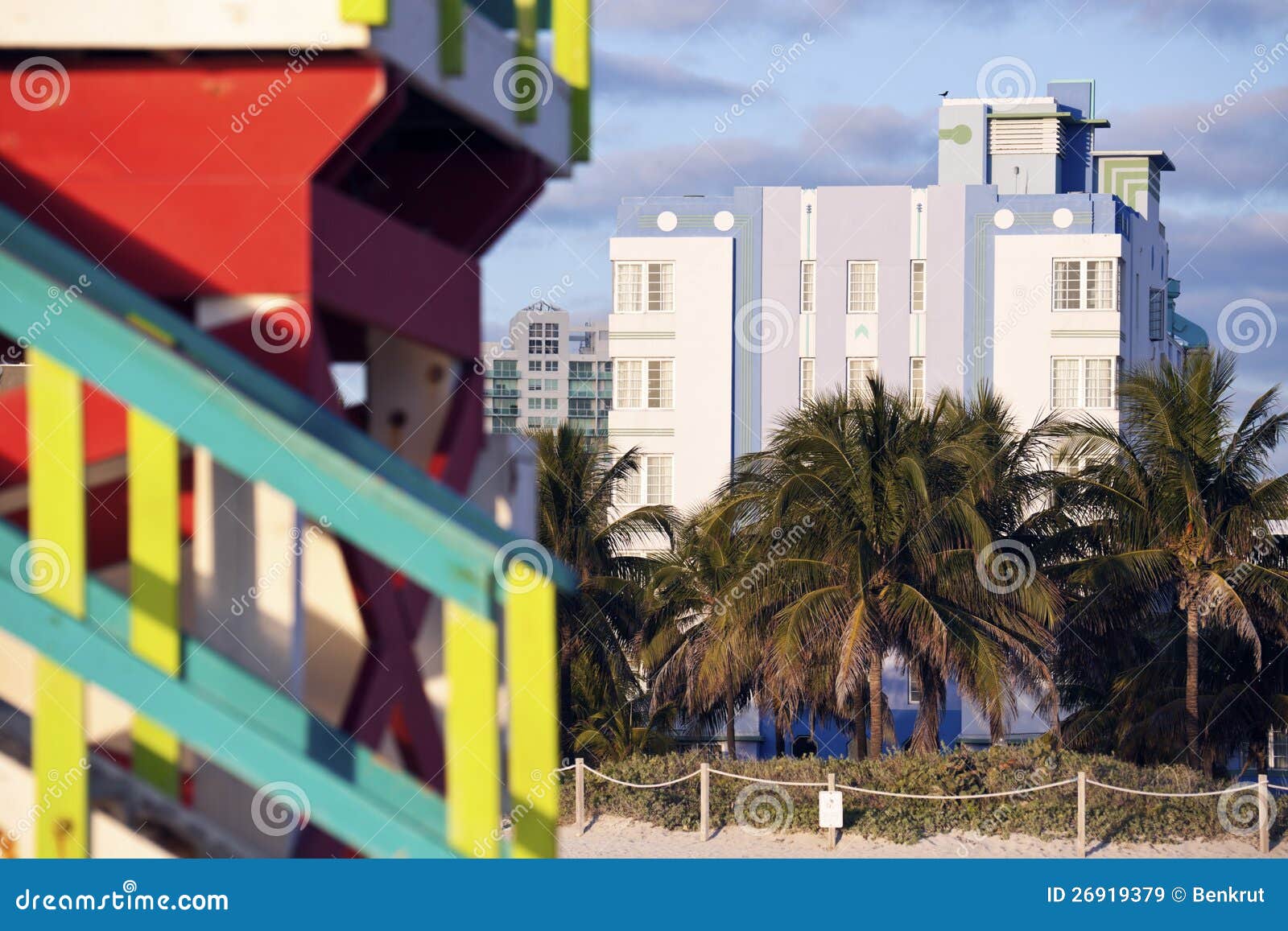 Miami Plaża Art Deco architektura, Floryda