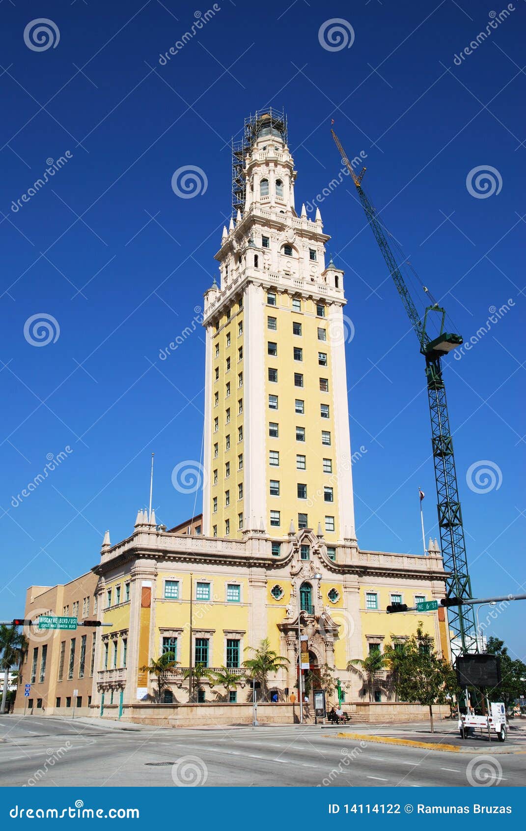 Miami Streets stock photo. Image of architecture, industry ...