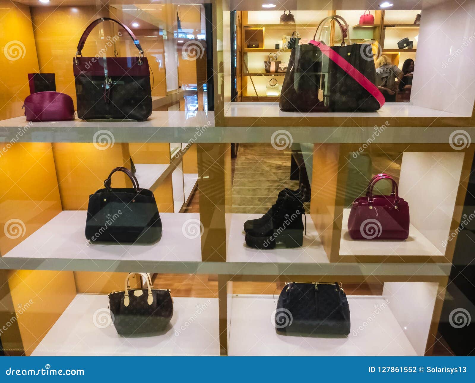 Miami, Usa - May 12, 2018: the Female Bags at Aventura Mall, Miami ...