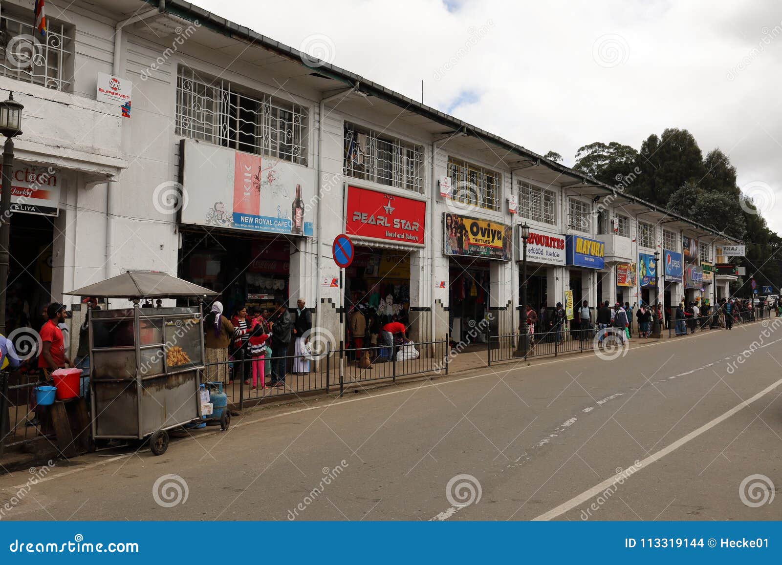 Miasto Nuwara Eliya w Sri Lanka