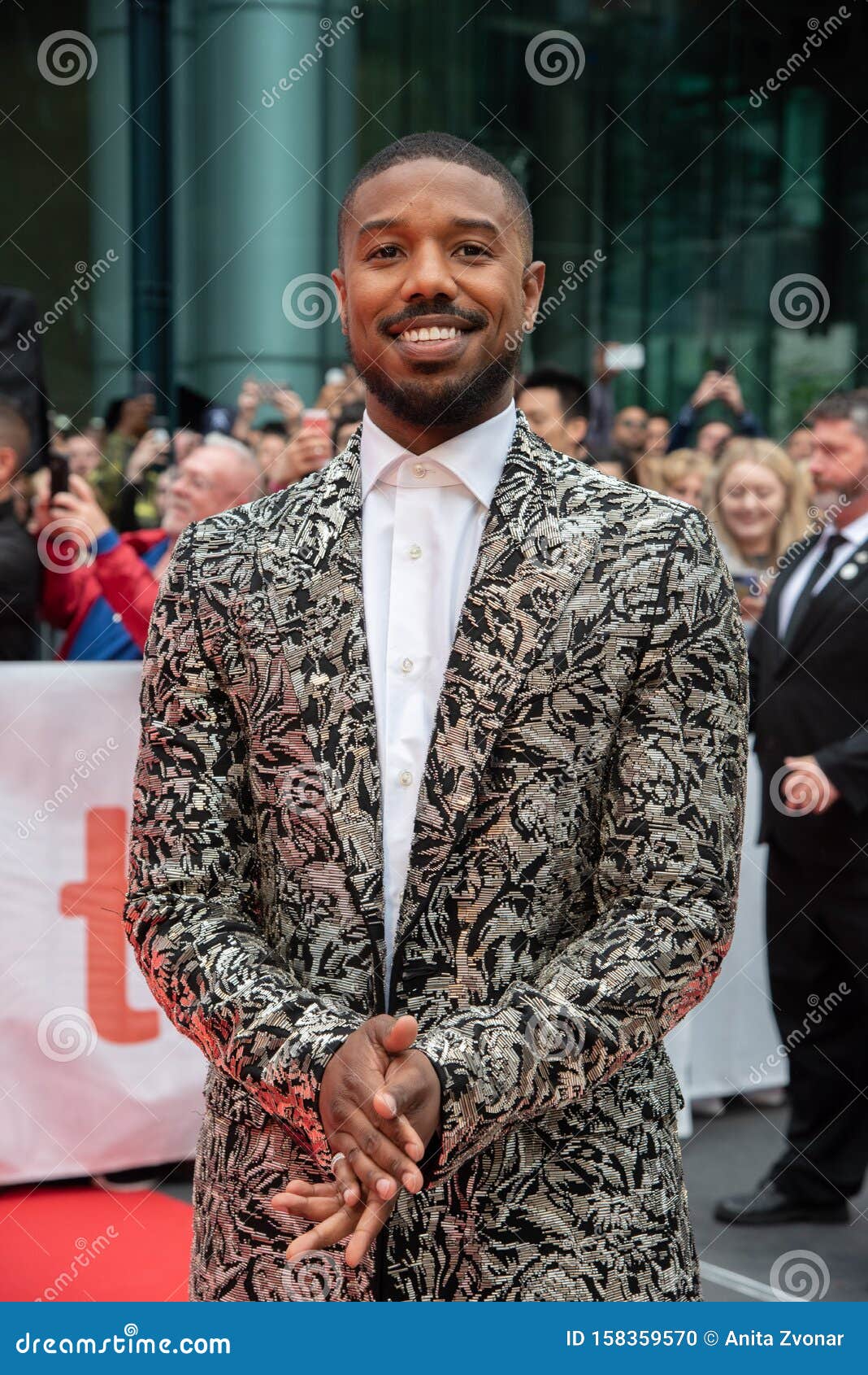 Just Mercy Michael B. Jordan Red Suit