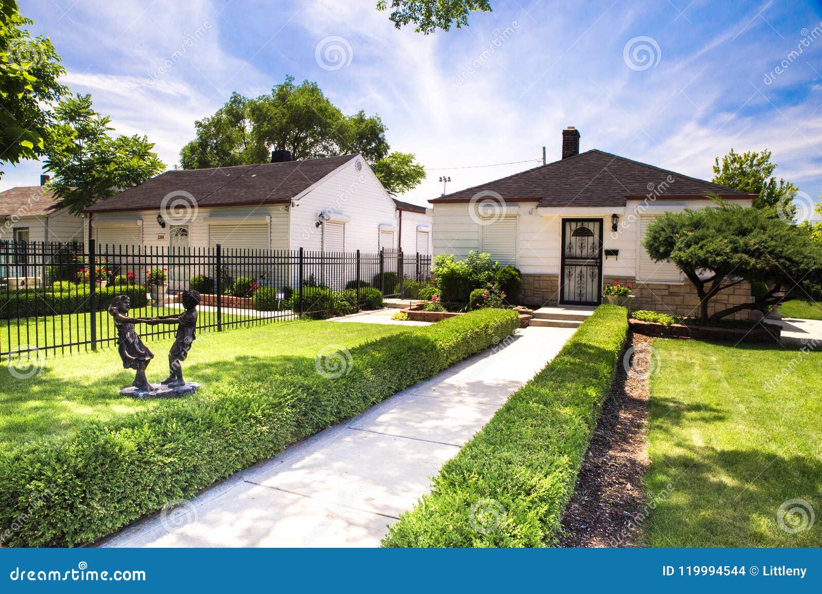 Michael Jackson Childhood Home Gary ADENTRO Imagen de archivo editorial