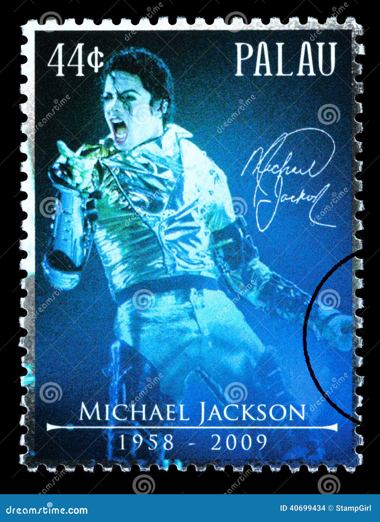 Michael Jackson Postage Stamp Editorial Stock Image Image of dancer