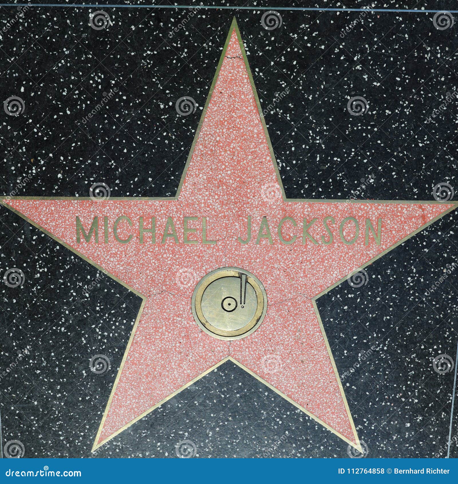 Michael Jackson Star on Hollywood Walk of Fame in Hollywood, California