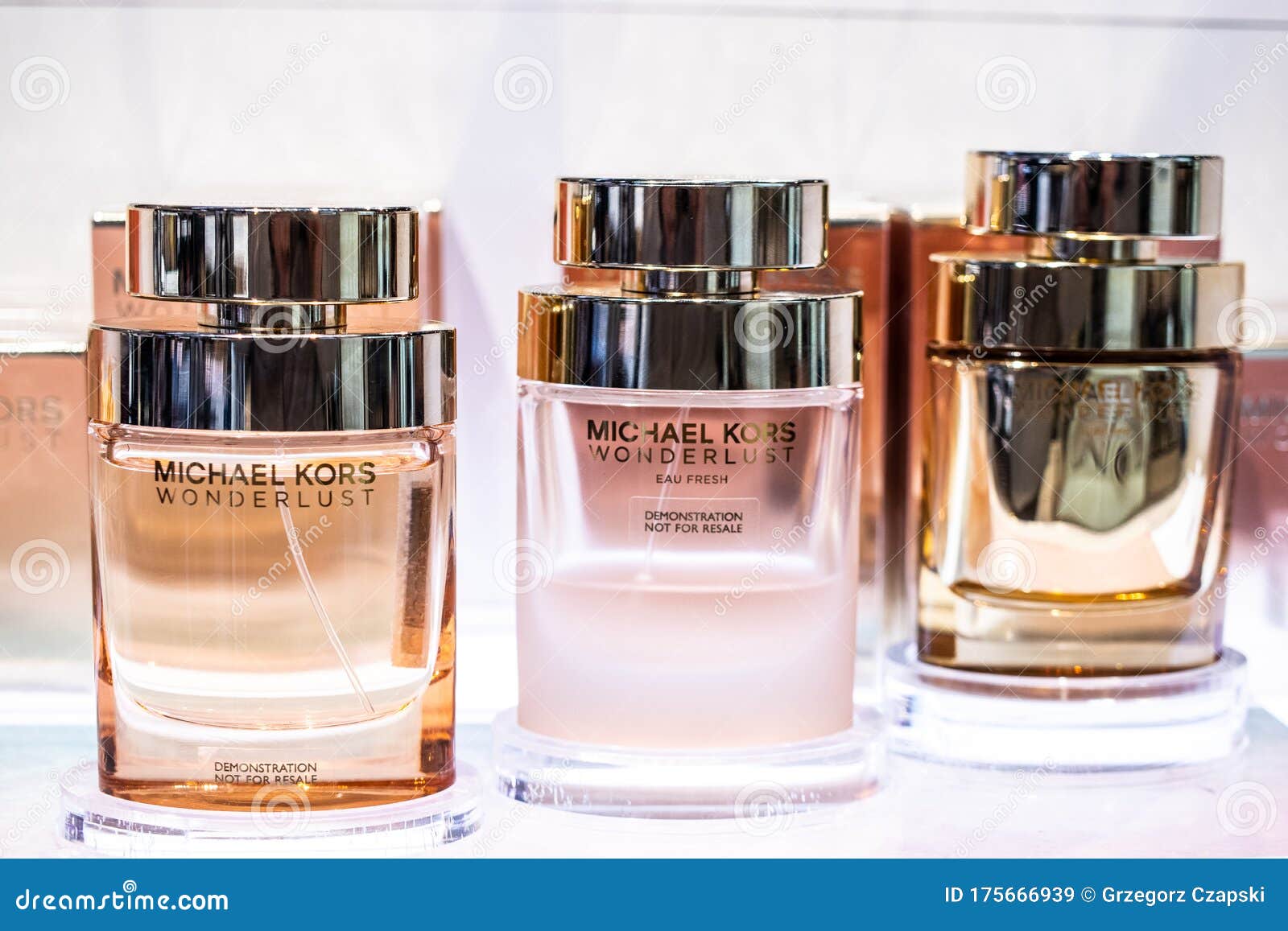Kors Wonderlust Perfume on the Shop Display for Fragrance Created by Kors Editorial Stock - Image of female, brussels: 175666939