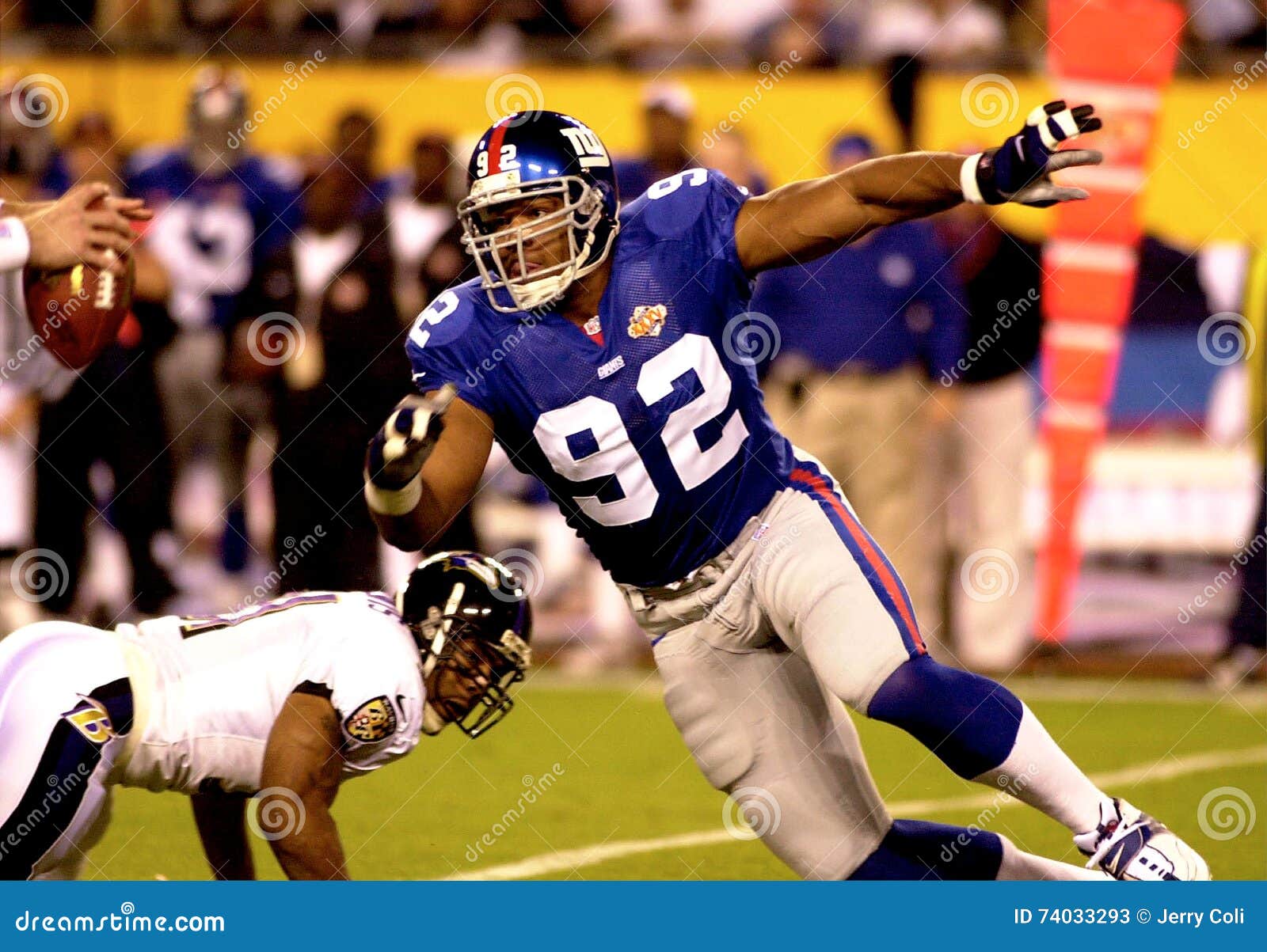 Michael Strahan, Super Bowl XXXV Editorial Stock Photo - Image of michael,  game: 74033293