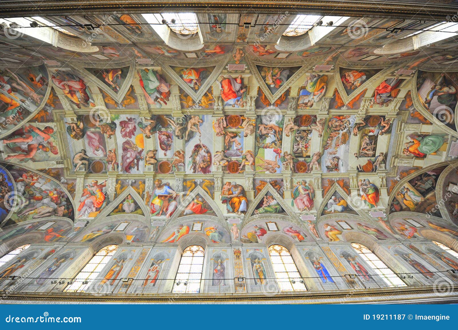 Michelangelo S Sistine Chapel Paintings Editorial Photography