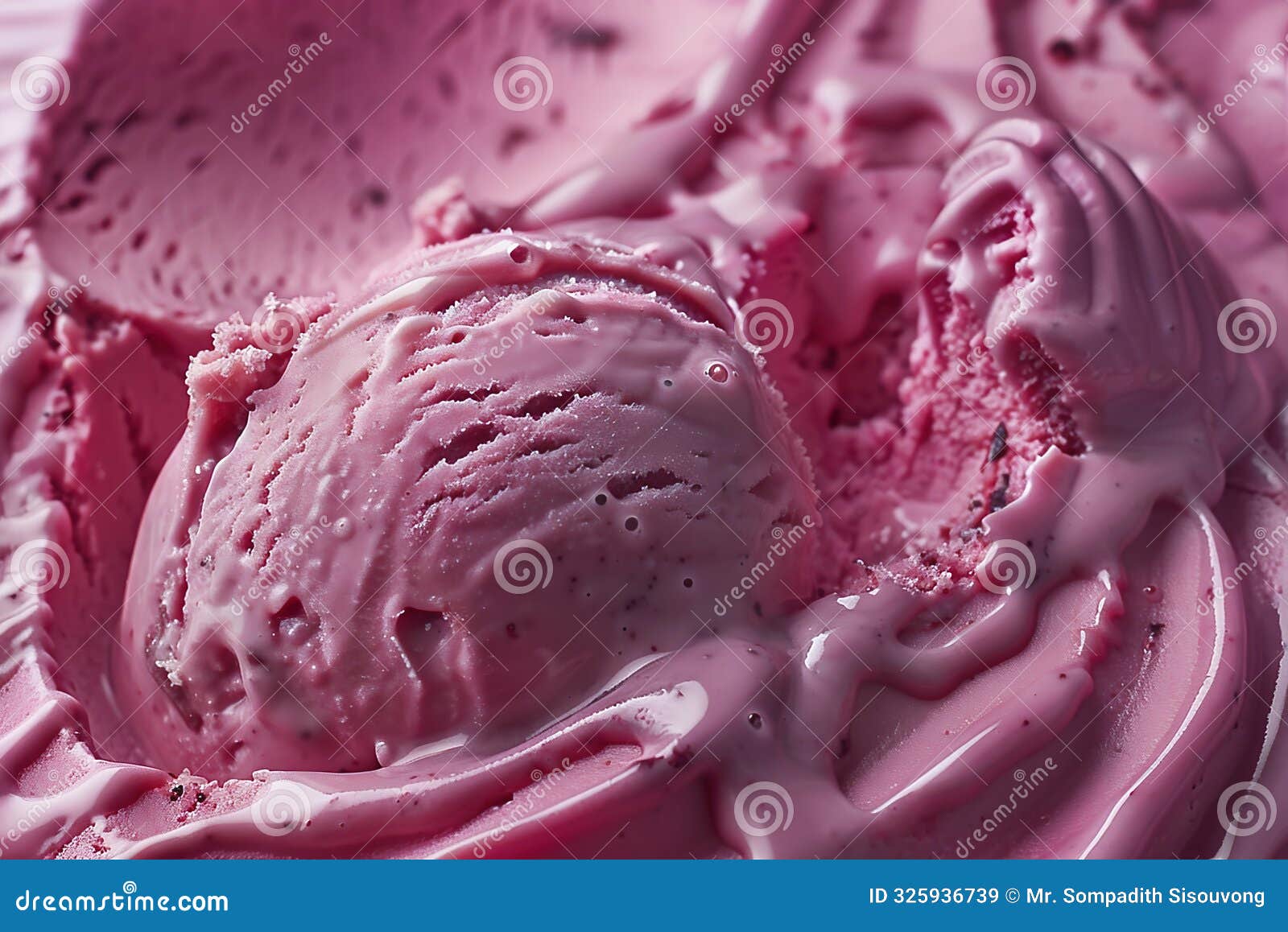Michelin Starred And Fine Dining Pink Gelato Ice Cream Royalty Free michelin-starred-and-fine-dining-pink-gelato-ice-cream-royalty-free