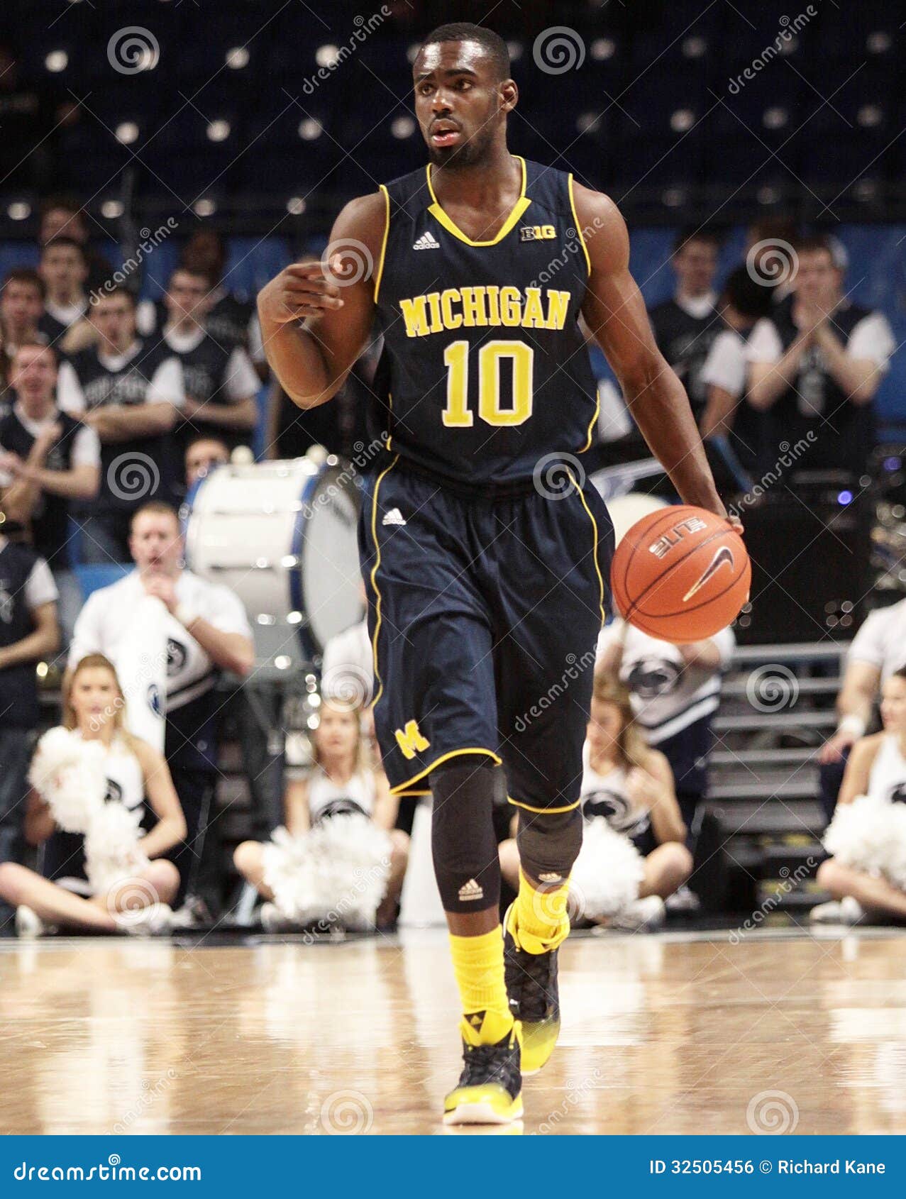 Michigan Basketball Player #10 Tim Hardaway Jr. Editorial Photo - Image ...