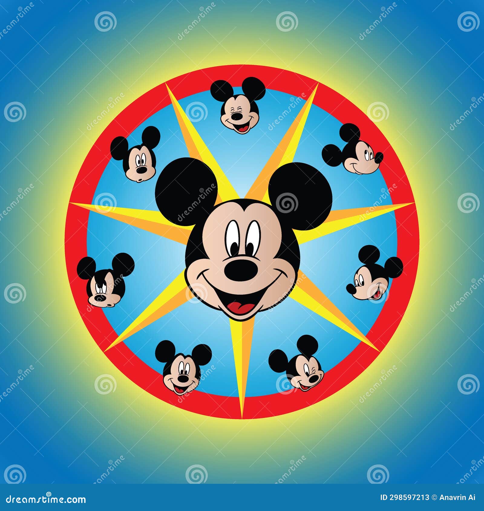 Mickey Mouse Stock Illustrations – 672 Mickey Mouse Stock Illustrations,  Vectors & Clipart - Dreamstime