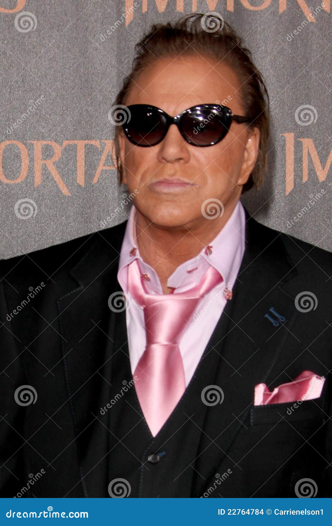 Mickey Rourke editorial stock image. Image of theater - 22764784