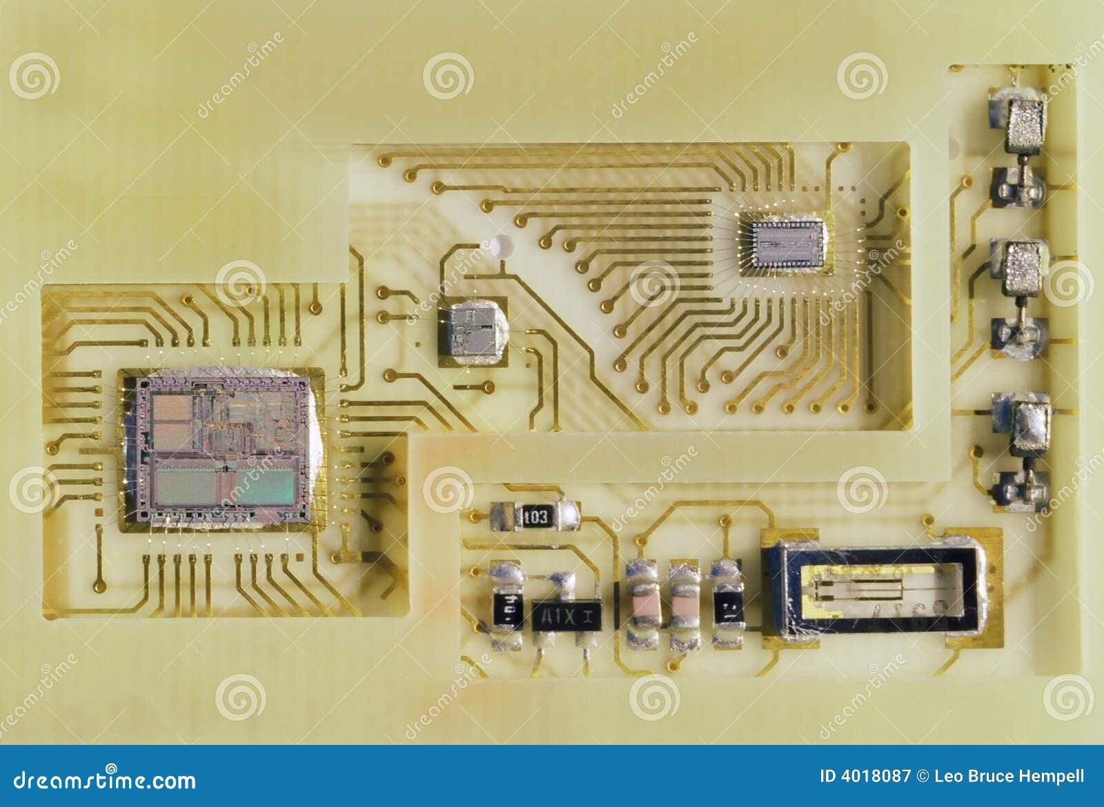 Micro Electronics Detail stock image. Image of micro, engineering 4018087