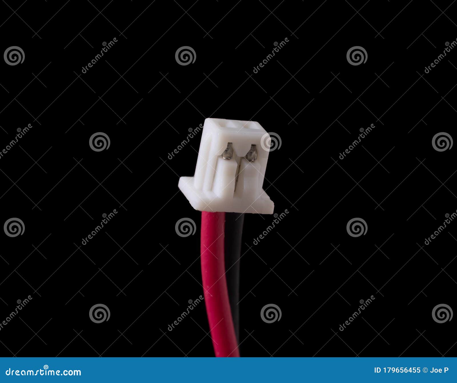 micro jst 1.25 2 pin male plug  on black. standard connector for small rc vehicles, batteries and motors