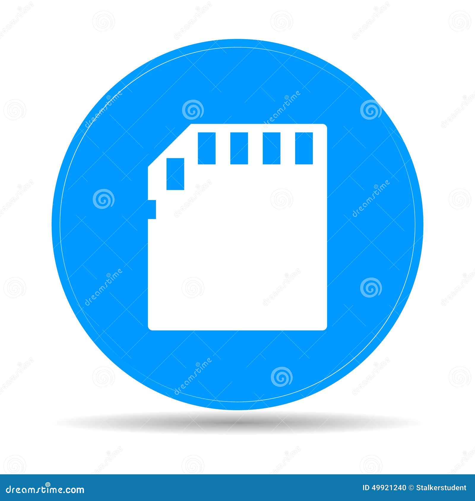 Micro Sd Card Stock Vector Illustration Of Data Background