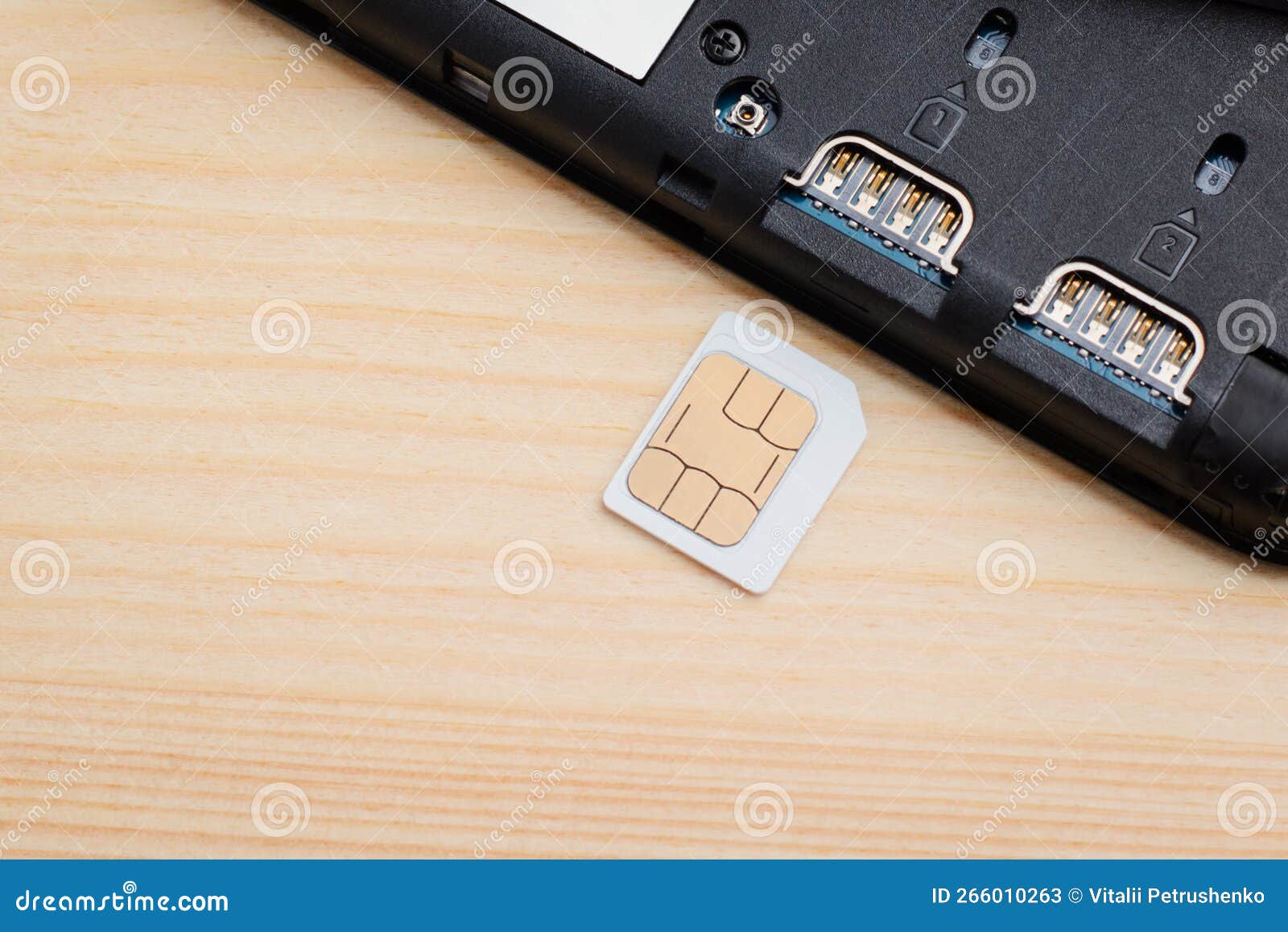 Micro SIM Card Near SIM Port Stock Image Image of cell, chip 266010263