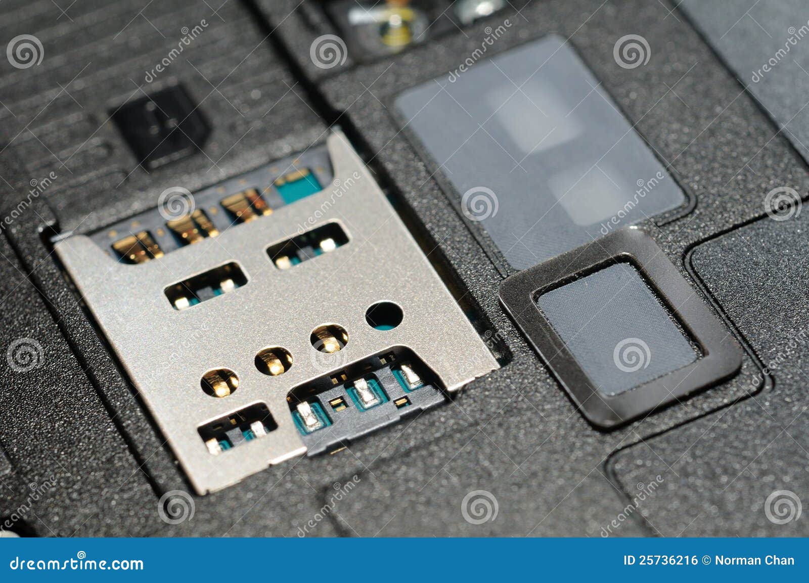 Micro sim card slot stock photo. Image of phone, card - 25736216