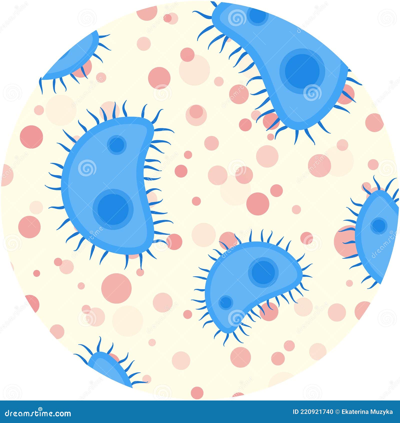 Microbiología E Ilustración Biológica. Organismo Patógeno Estudiando  Ilustración del Vector - Ilustración de zoom, icono: 220921740