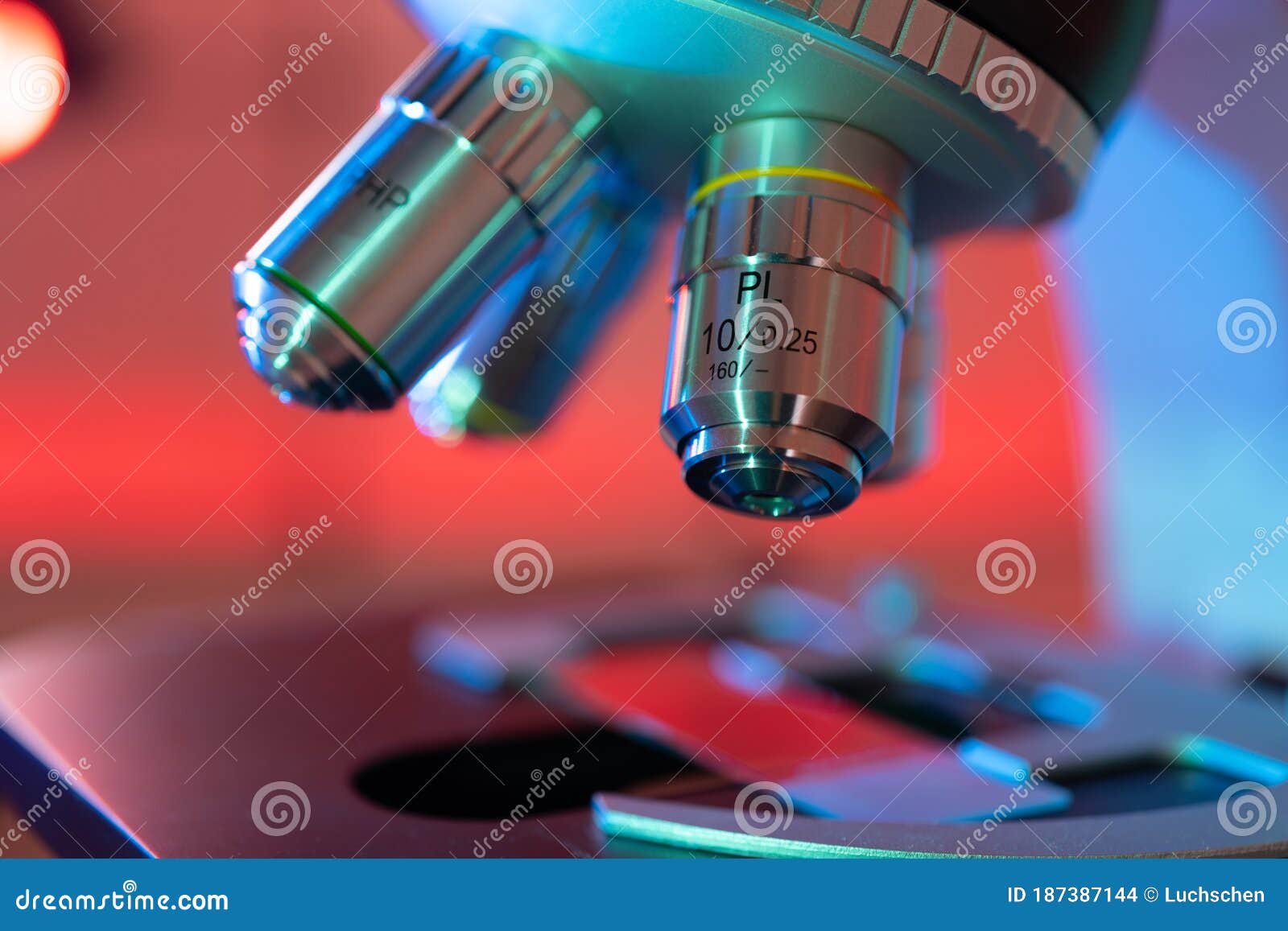 Microbiological Laboratory Microscope in Laboratory Interior Stock Photo Image of microbiology
