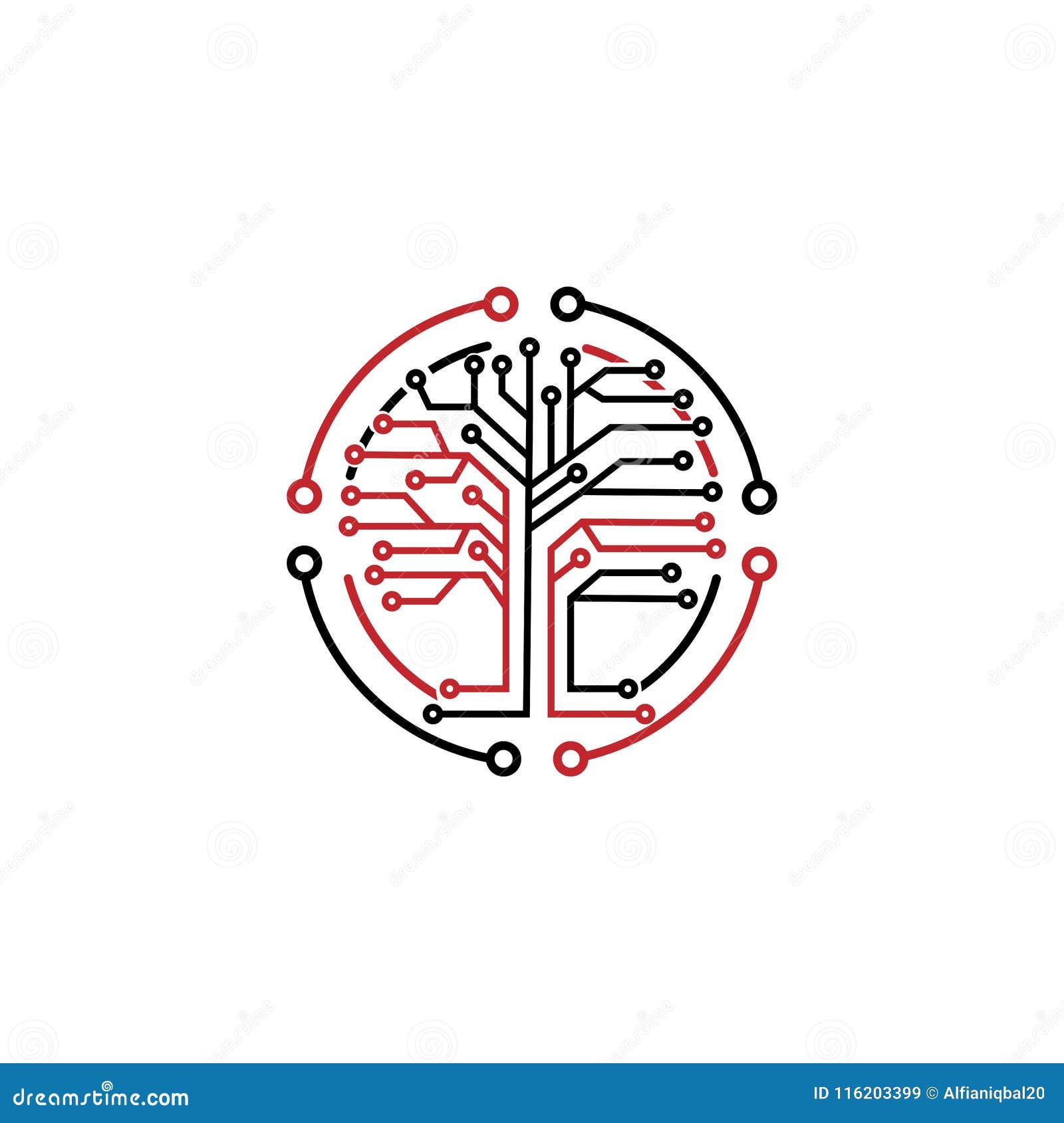 microchip tree logo. digital tree, technology, nature, wireless, internet, network, technologies,  logo template. logo of in