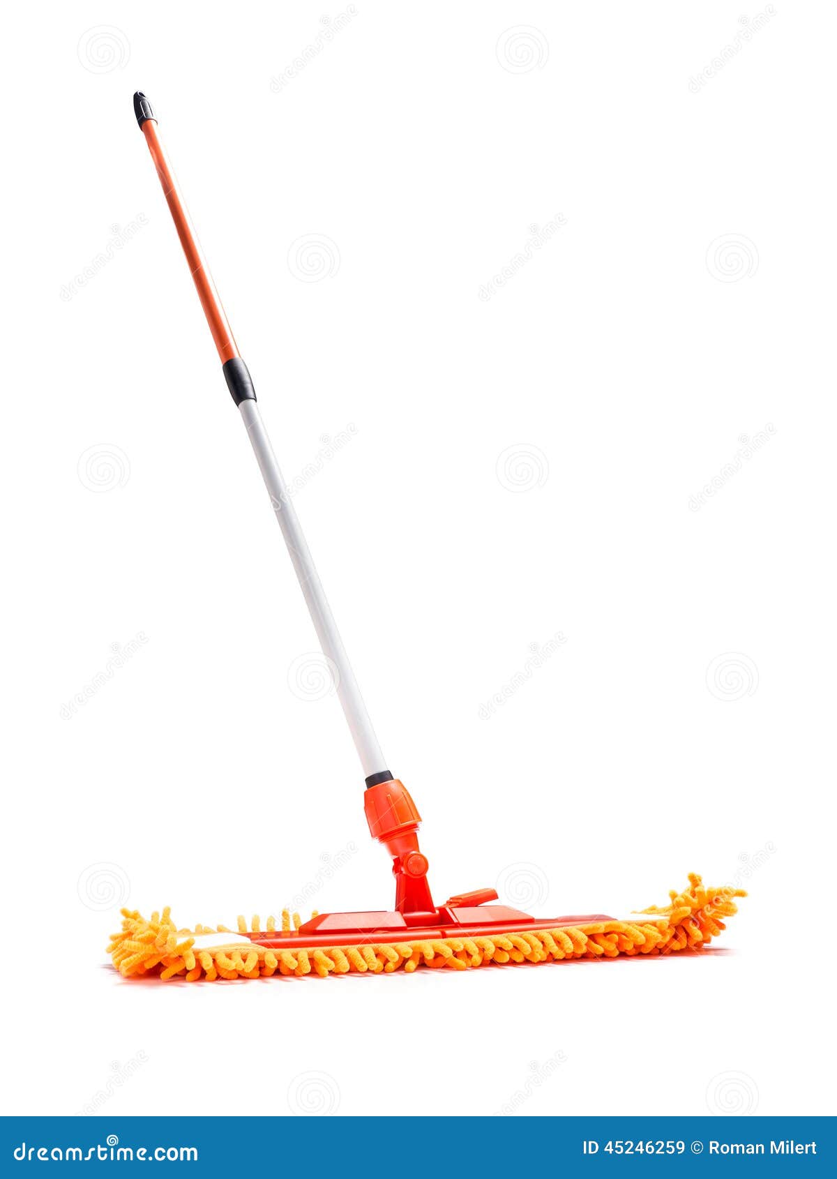 Microfiber mop stock image. Image of brush, isolated 45246259