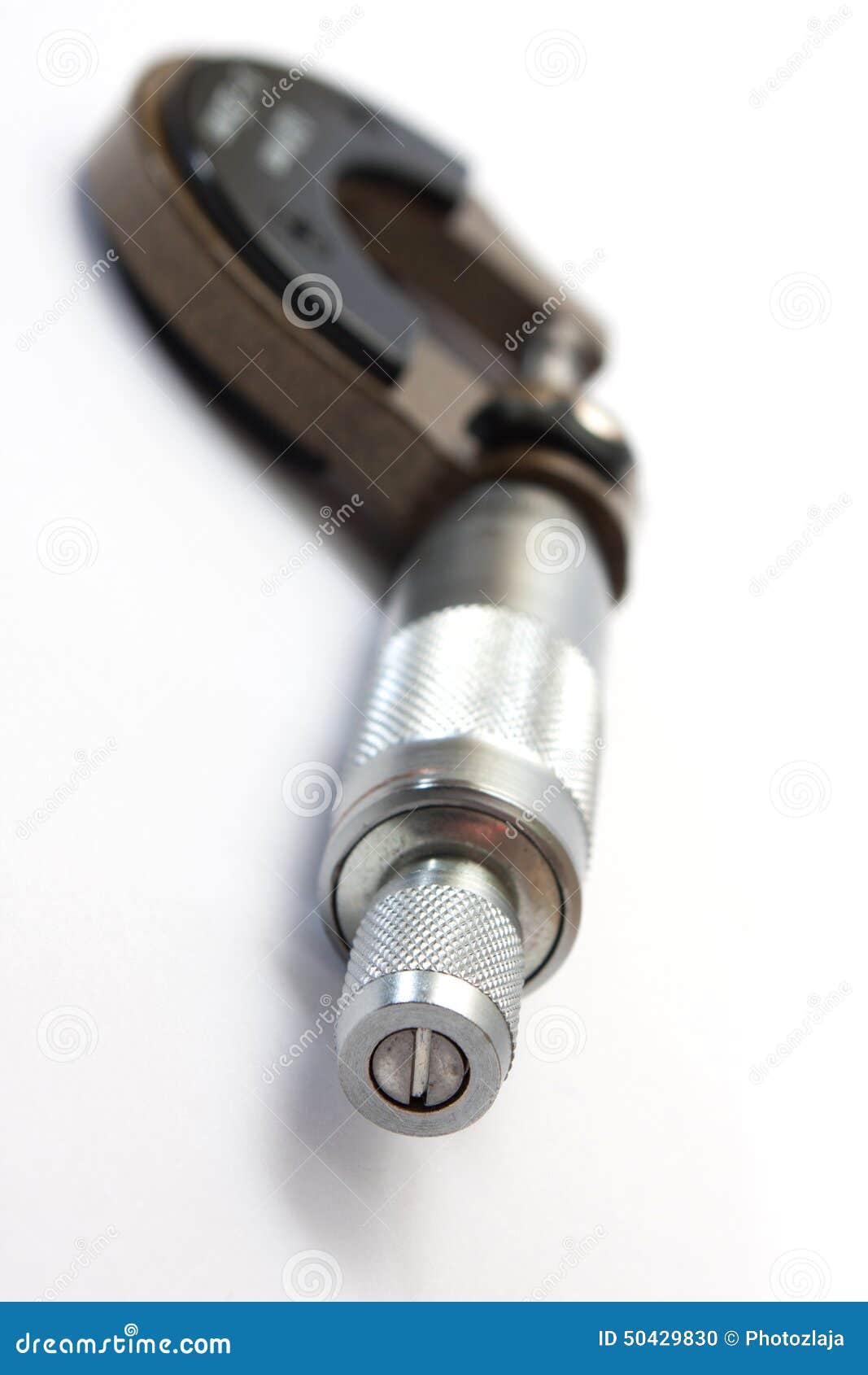 Micrometer To Measure a Thousandth of a Millimeter Stock Photo Image