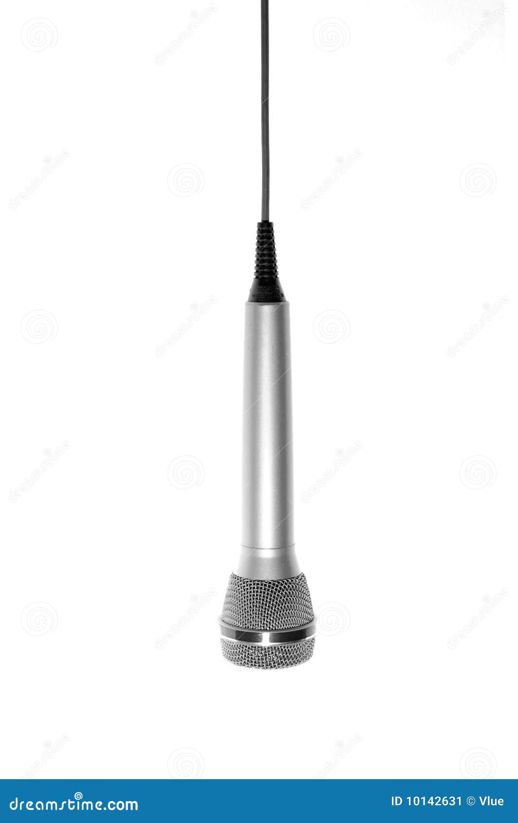 Microphone stock image. Image of white, hanging, object 10142631