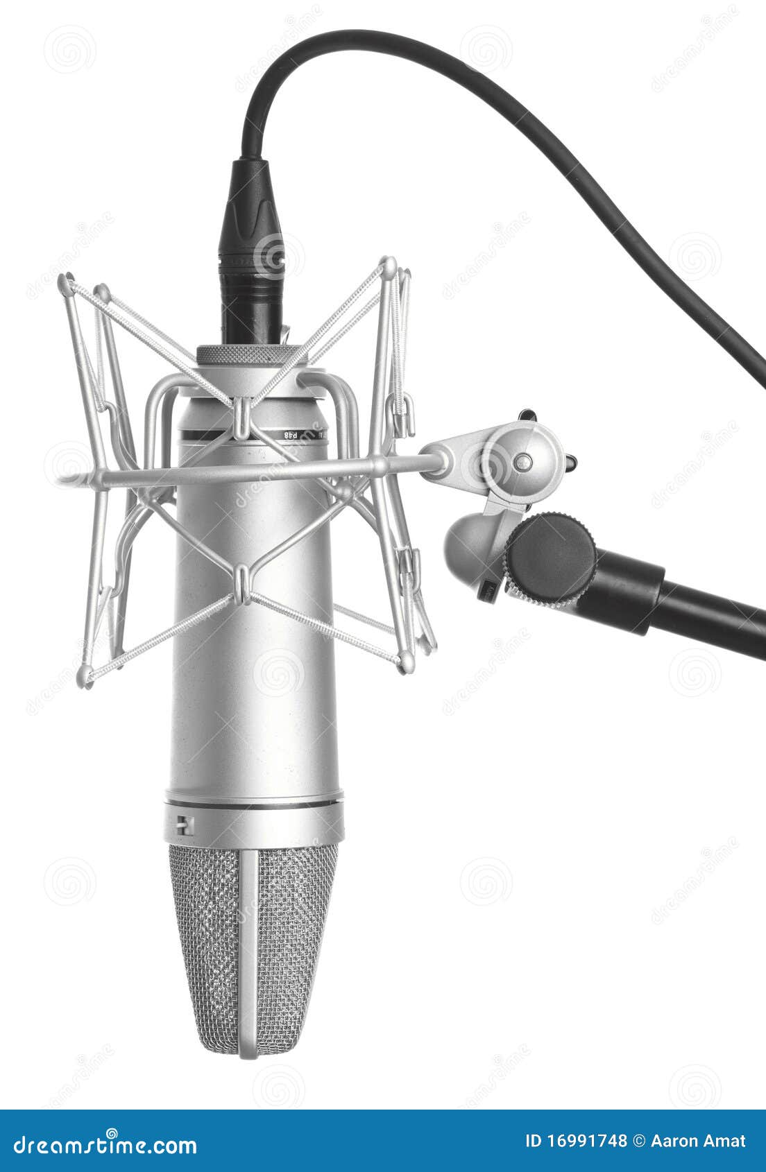 Microphone stock photo. Image of metal, announcement 16991748
