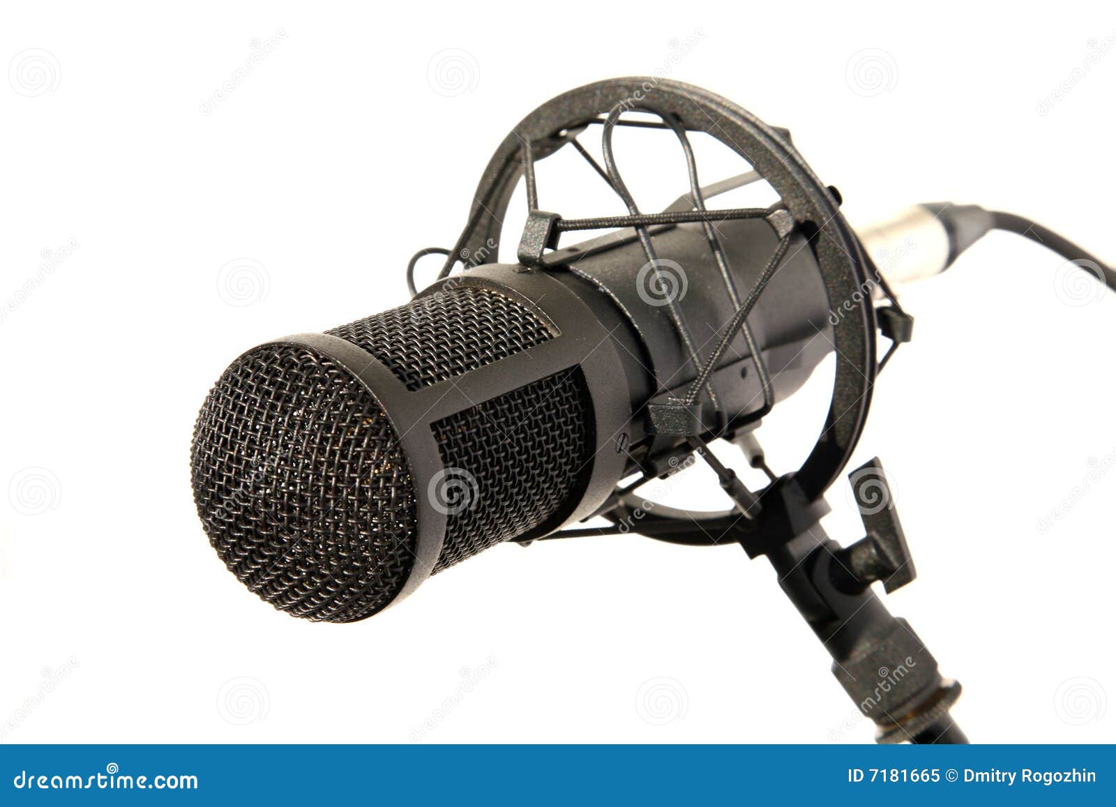 Microphone stock image. Image of mount, studio, electonics 7181665