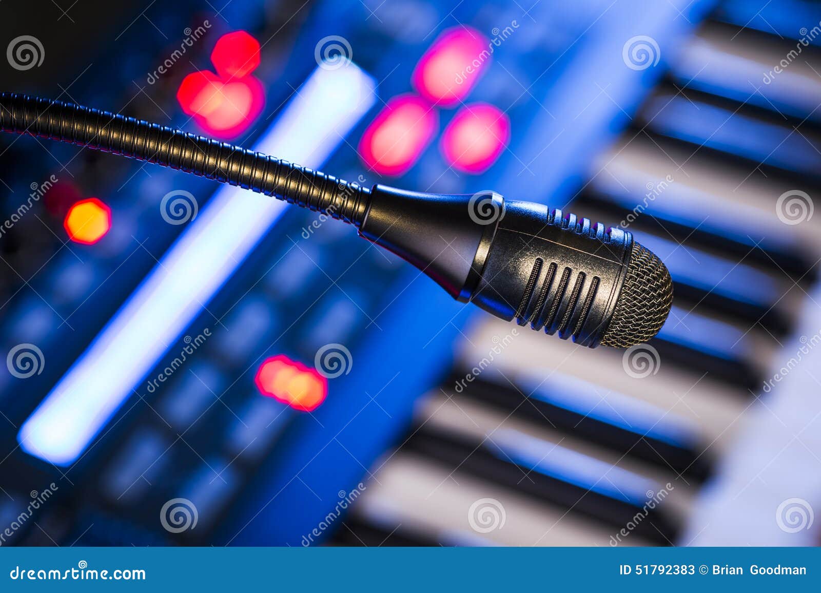 Microphone stock image. Image of synthesizer, party, concert 51792383