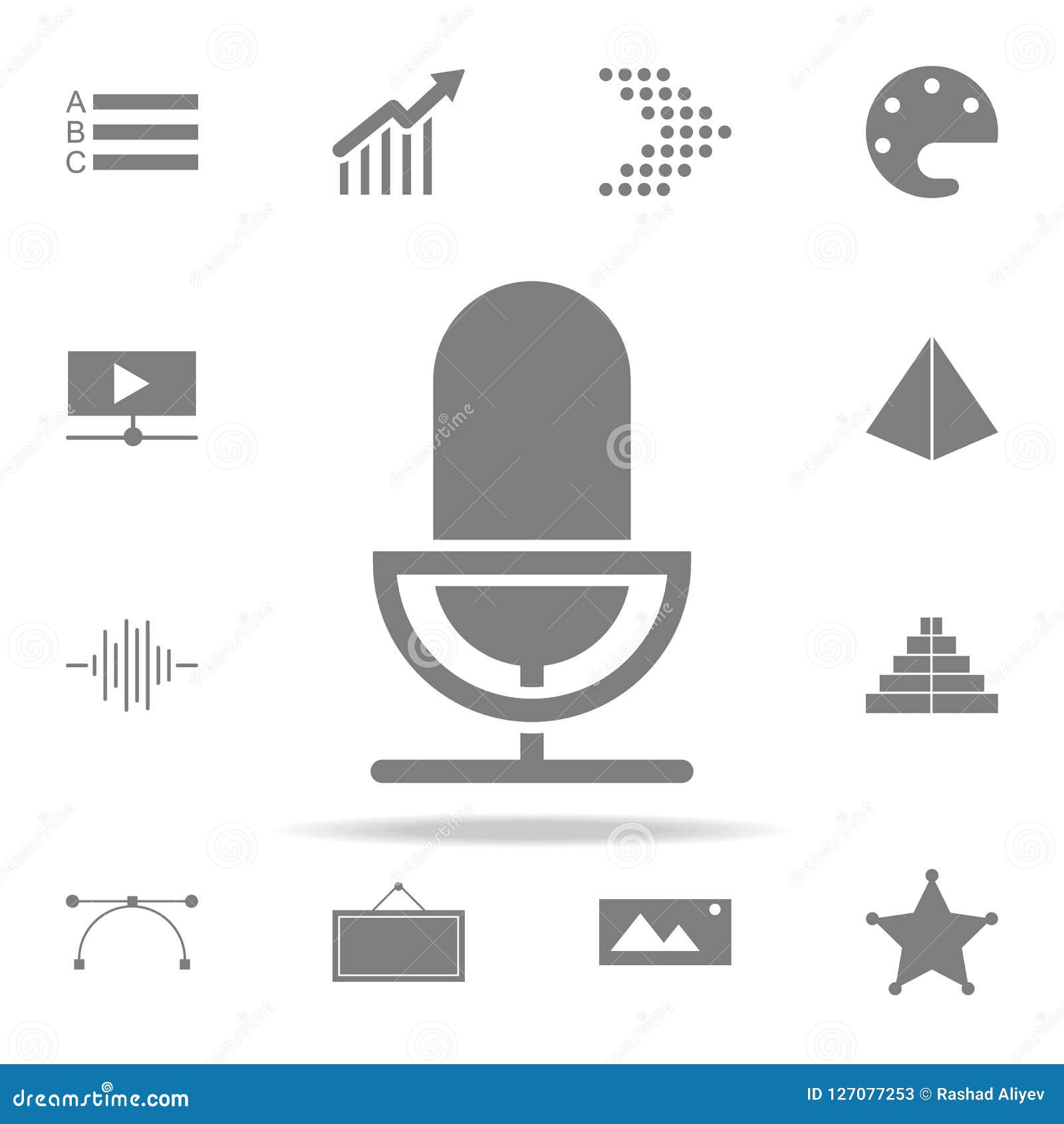 microphone icon. web icons universal set for web and mobile