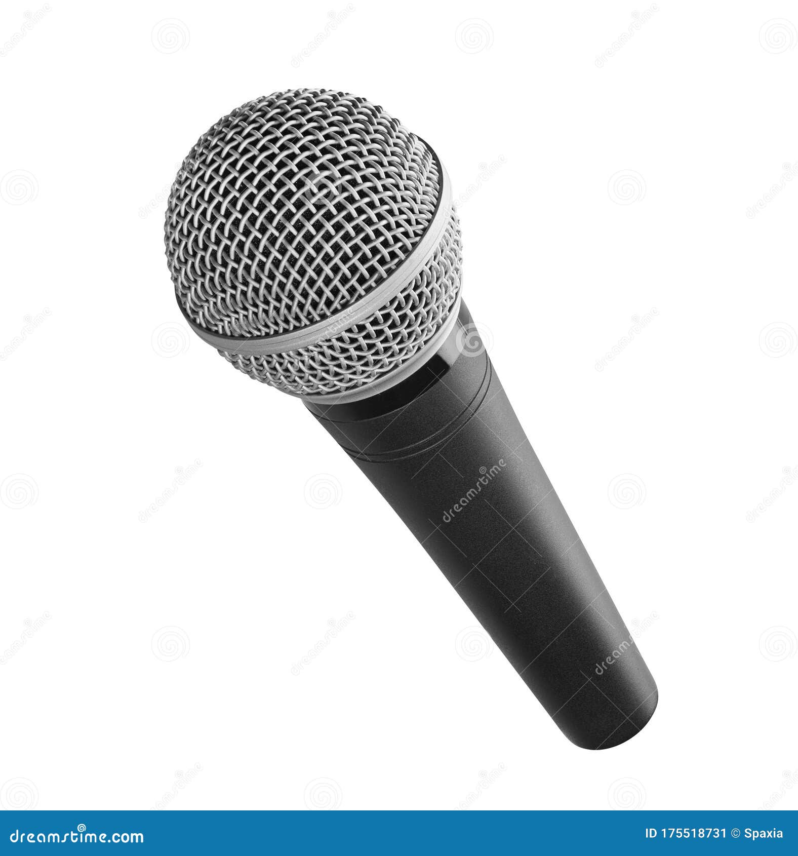 Microphone Isolated with Clipping Path Stock Image Image of meeting